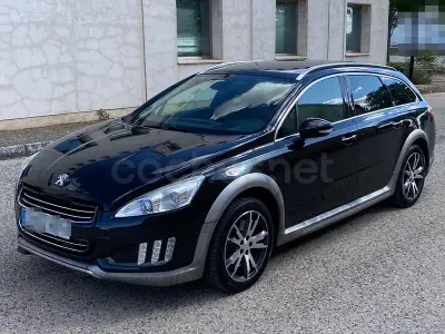 Usado Peugeot 508 RXH 200 CV (147 kW) 2014 Negro Familiar