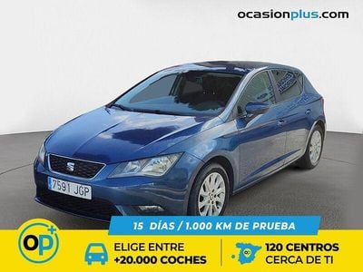 Usado Seat Leon Style 105 CV (77 kW) 2015 Azul Utilitario