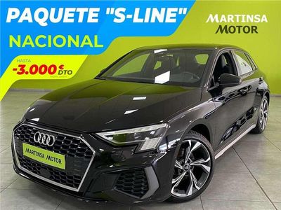 Usado Audi A3 Sportback S-Line 150 CV (110 kW) 2024 Negro Utilitario