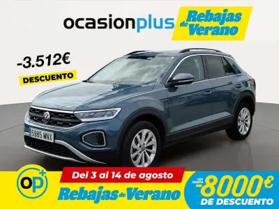 Usado VW T-Roc Life 150 CV (110 kW) 2024 Azul SUV