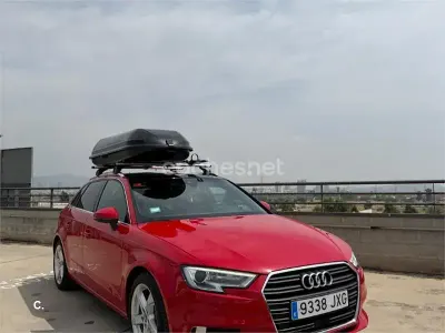 Usado Audi A3 110 CV (80 kW) 2017 Rojo Berlina