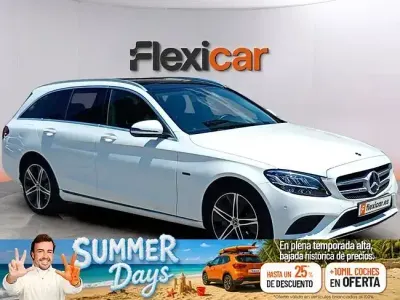Usado Mercedes C300e 306 CV (225 kW) 2020 Blanco Familiar