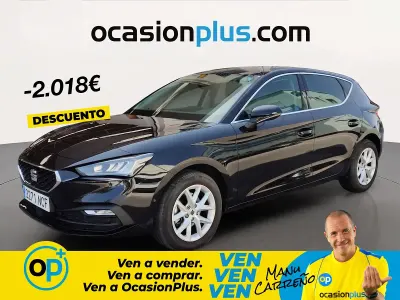 Usado Seat Leon Style 116 CV (85 kW) 2025 Negro Berlina