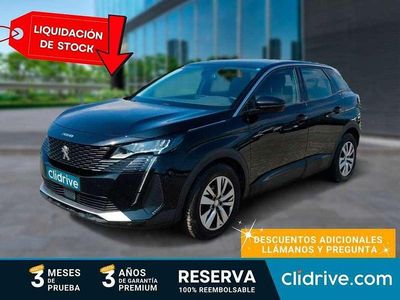 Usado Peugeot 3008 Active 131 CV (96 kW) 2021 Negro SUV