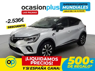 Usado Renault Captur Techno 90 CV (66 kW) 2024 Gris SUV