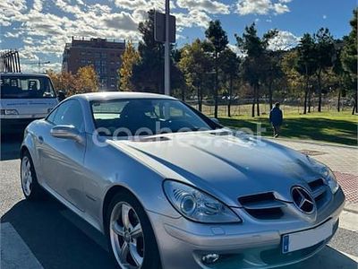 Gris / plata Usado 2007 Mercedes SLK200 Descapotable | 12.900 € (Un poco caro)