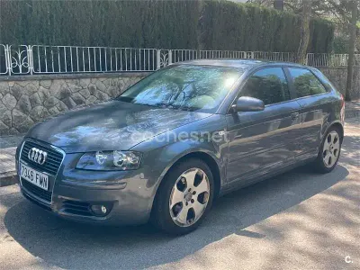 Usado Audi A3 Ambiente 105 CV (77 kW) 2007 Gris / plata Utilitario