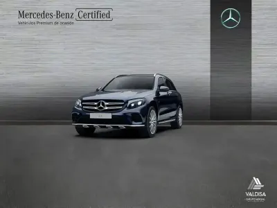 Usado Mercedes GLC350 AMG line 320 CV (235 kW) 2018 Azul SUV