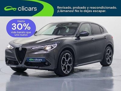 Usado Alfa Romeo Stelvio Veloce 209 CV (153 kW) 2021 Gris SUV