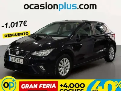 Usado Seat Ibiza Style 80 CV (58 kW) 2019 Negro Utilitario