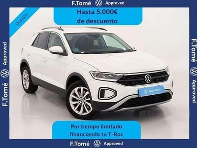 Blanco Usado 2023 VW T-Roc Life SUV | 27.450 € (Precio justo)
