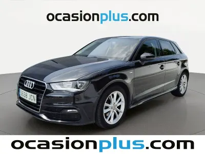 Usado Audi A3 Sportback S-Line 110 CV (80 kW) 2015 Negro Utilitario