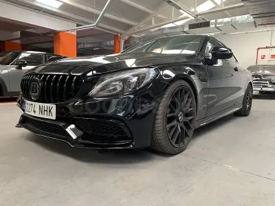 Usado Mercedes C250 AMG line 204 CV (150 kW) 2016 Negro Coupe