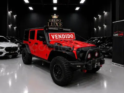Usado Jeep Wrangler Unlimited Rubicon 200 CV (147 kW) 2017 Rojo SUV