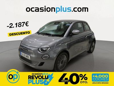 Usado Fiat 500e Icon 86 kW (118 CV) 2022 Gris Utilitario