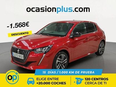 Usado Peugeot 208 Allure 100 CV (73 kW) 2023 Rojo Utilitario