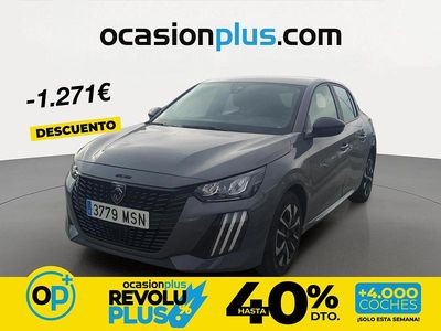 Usado Peugeot 208 Active 100 CV (73 kW) 2024 Gris Utilitario