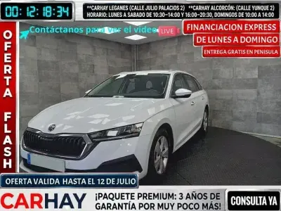 Usado Skoda Octavia 110 CV (80 kW) 2021 Blanco Familiar