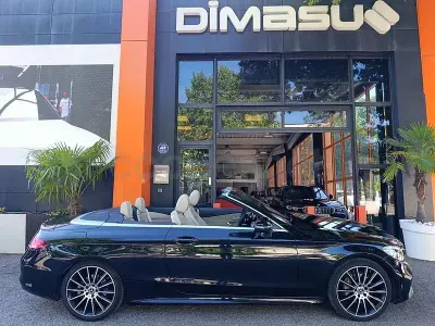 Usado Mercedes C200 184 CV (135 kW) 2018 Negro Descapotable