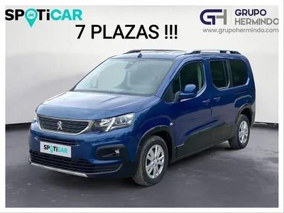 Käytetty Peugeot Rifter Allure 130 HP (95 kW) 2021 Sininen Tila-auto