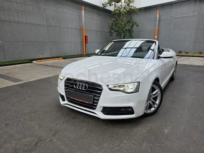 Usado Audi A5 Cabriolet S-Line 177 CV (130 kW) 2013 Blanco Descapotable
