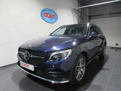 Usado Mercedes GLC250 211 CV (155 kW) 2018 Azul SUV