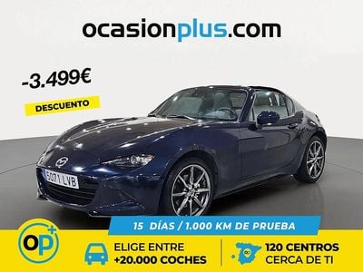 Usado Mazda MX5 184 CV (135 kW) 2021 Azul Descapotable