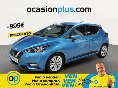 Occasion Nissan Micra Acenta 100 ch (73 kW) 2019 Bleue Citadine