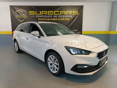 Usado Seat Leon Style 115 CV (84 kW) 2021 Blanco Berlina