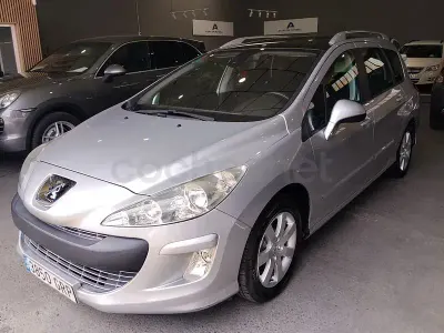 Usado Peugeot 308 SW Sport 120 CV (88 kW) 2009 Gris / plata Familiar