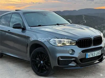 Usado BMW X6 M50 381 CV (280 kW) 2014 Gris / plata SUV
