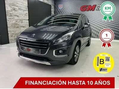 Usado Peugeot 3008 Style 114 CV (83 kW) 2014 Gris Familiar