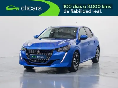 Usado Peugeot 208 Allure 100 CV (73 kW) 2020 Azul Utilitario