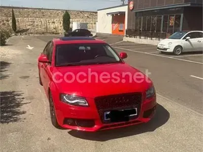 Usado Audi A4 143 CV (105 kW) 2008 Rojo Berlina