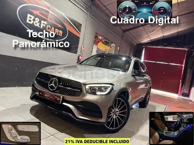 Usado Mercedes GLC220 194 CV (142 kW) 2021 Gris / plata SUV