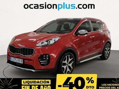 Rojo Usado 2017 Kia Sportage GT-Line SUV | 16.190 € (Precio justo)