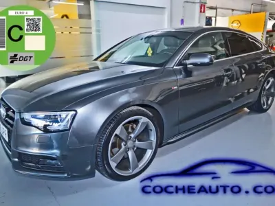 Usado Audi A5 Sportback S-Line 150 CV (110 kW) 2016 Gris Utilitario