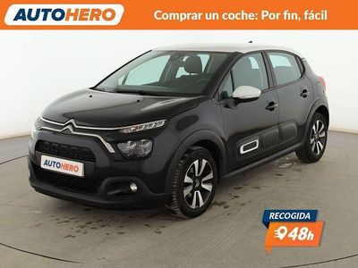 Usado Citroën C3 Feel 110 CV (80 kW) 2022 Negro Utilitario
