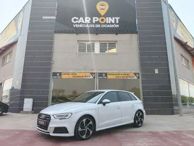 Usado Audi A3 S-Line 150 CV (110 kW) 2020 Blanco Berlina