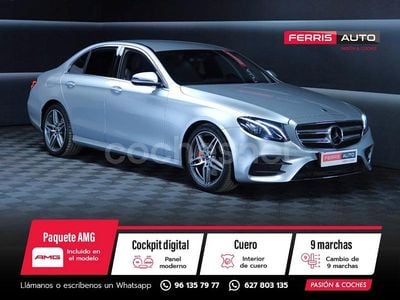 Usado Mercedes E220 194 CV (142 kW) 2019 Gris / plata Berlina