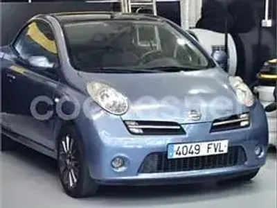 Usado Nissan Micra C+C Tekna 110 CV (80 kW) 2007 Azul Descapotable