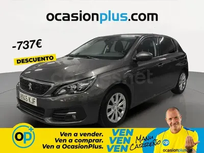 Usado Peugeot 308 Style 110 CV (80 kW) 2018 Gris / plata Berlina