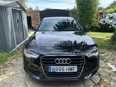 Usado Audi A6 177 CV (130 kW) 2012 Negro Berlina