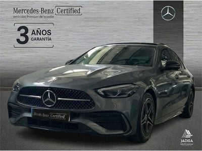 Gris Usado 2023 Mercedes C220 AMG line Berlina | 42.490 € (Precio justo)