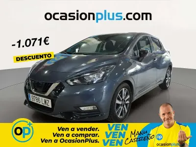 Usado Nissan Micra 92 CV (67 kW) 2022 Gris Utilitario