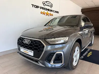 Usado Audi Q5 S-Line 204 CV (150 kW) 2021 Gris / plata SUV