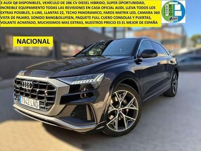 Usado Audi Q8 S-Line 286 CV (210 kW) 2021 Negro SUV