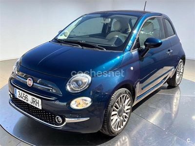 Usado Fiat 500 Lounge 69 CV (50 kW) 2016 Azul Berlina