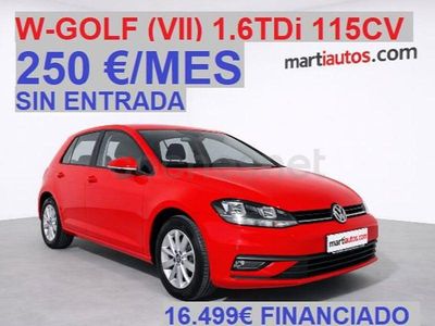 Usado VW Golf VII 115 CV (84 kW) 2019 Rojo Berlina