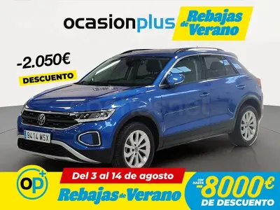 Usado VW T-Roc Life 110 CV (80 kW) 2024 Azul SUV